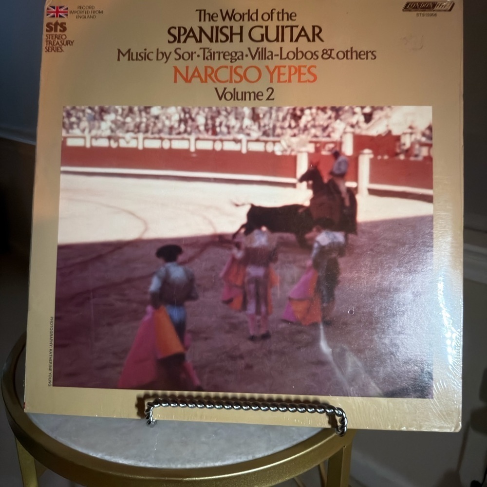 Rare New Vinyl “The World of the Spanish Guitar Vol. 2” (Sealed)– Narciso Yepes